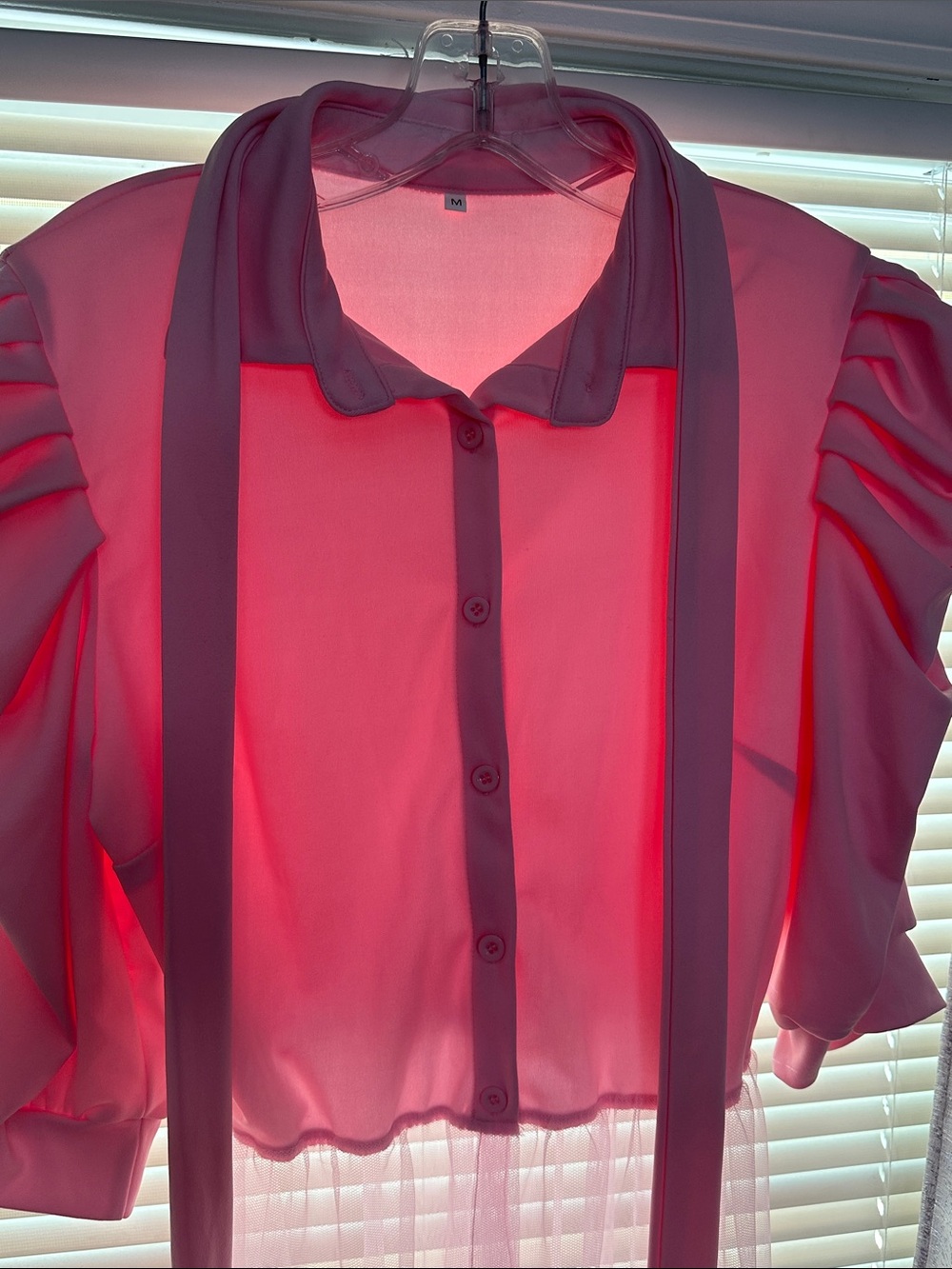 Ekaliy Women Ruffle Blouse Shirt Top Dress - Picture 4 of 5